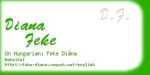 diana feke business card